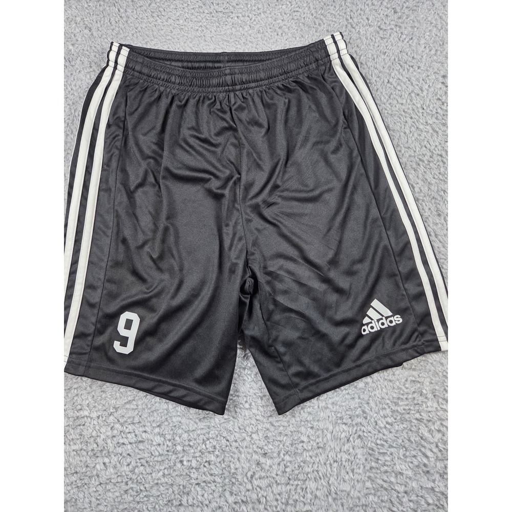 Adidas Squad 21 Soccer Shorts L Black Boys Aeroready Primegreen Number 9 GN5767